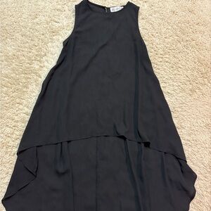 Elegant Black High-Low Dress